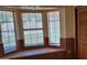 Dining area with a bay window and window seat, perfect for enjoying meals with a view at 949 N Ricardo N Cir, Mesa, AZ 85205