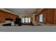 Well-lit kitchen with wood cabinets and a bay window, offering ample storage and natural light at 949 N Ricardo N Cir, Mesa, AZ 85205