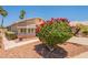Charming single-story home featuring desert landscaping and vibrant pink bougainvillea at 10526 W Tonopah Dr, Peoria, AZ 85382