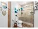 Modern bathroom featuring a glass enclosed shower and sleek fixtures at 1120 N Val Vista Dr # 113, Gilbert, AZ 85234