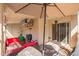Relaxing covered patio space with comfortable seating, perfect for outdoor gatherings at 1120 N Val Vista Dr # 113, Gilbert, AZ 85234