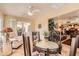 Breakfast nook with large windows and access to the back patio at 12927 W Shadow Hills Dr, Sun City West, AZ 85375