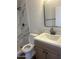 Stylish bathroom with new vanity, shower, and modern fixtures at 14038 N 162Nd Ln, Surprise, AZ 85379