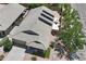 Aerial view of a well-maintained home with solar panels and a patio at 16661 W Central St, Surprise, AZ 85388