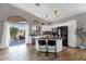 Modern kitchen with an island, stainless steel appliances, and ample counter space at 20239 N 39Th Dr, Glendale, AZ 85308
