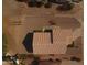 Directly overhead aerial shot of a single story home with desert landscaping at 22609 S 214Th Way, Queen Creek, AZ 85142