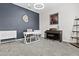 Dedicated office space featuring a piano, white desk, and ample room at 23097 N 95Th Dr, Peoria, AZ 85383