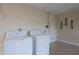 Laundry room includes white washer and dryer units at 3054 W Redfield Rd, Phoenix, AZ 85053