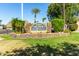 Beautiful community sign for The Arcadia Residences, surrounded by lush landscaping and towering palm trees at 3825 E Camelback Rd # 290, Phoenix, AZ 85018