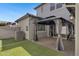 Backyard view of a gazebo and small artificial grass area at 4332 E Boston St, Gilbert, AZ 85295