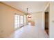 A dining area featuring a ceiling light and french doors leading outside at 4516 E Willow Ave, Phoenix, AZ 85032