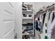 Organized walk-in closet with shelves and hanging rods at 4711 S Vapor --, Mesa, AZ 85212