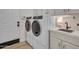 Functional laundry room features modern appliances, ample storage, and stylish finishes at 4935 W Lariat Ln, Phoenix, AZ 85083