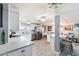 The kitchen features stainless steel appliances, quartz countertops, and a backsplash at 5534 E Player Pl, Mesa, AZ 85215