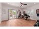 Bright and spacious home office featuring a workstation, French doors, and natural light at 6196 E Calle Camelia --, Scottsdale, AZ 85251