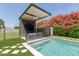 Outdoor living space with pool and waterfall feature perfect for outdoor enjoyment at 6196 E Calle Camelia --, Scottsdale, AZ 85251