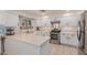 Modern kitchen with stainless steel appliances, white cabinets, and ample countertop space at 6276 N 75Th Ln, Glendale, AZ 85303