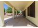 Covered patio offers shade and extends the living space outdoors with room for seating at 6276 N 75Th Ln, Glendale, AZ 85303
