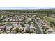 An aerial view of the neighborhood showcasing well-maintained homes, landscaping, and community amenities at 1162 E Ranch Ct, Gilbert, AZ 85296