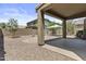 Spacious backyard featuring a fire pit and gazebo, ideal for entertaining at 1162 E Ranch Ct, Gilbert, AZ 85296