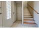 Entryway with staircase and tile flooring, showcasing a bright and welcoming space at 1335 E June St # 221, Mesa, AZ 85203