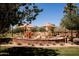 Community playground with shade coverings and brick surround, perfect for outdoor Gathering fun at 1364 W Spine Tree Ave, Queen Creek, AZ 85140
