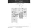 Detailed floor plan of the Borgata model home with a three-car garage and covered patio at 15928 W Zinnia Ct, Surprise, AZ 85374