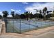 Multiple pickleball courts offer a fun and active lifestyle within a vibrant community setting at 19506 N 73Rd Ave, Glendale, AZ 85308