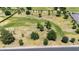 Aerial view of the park featuring lush green space and mature trees at 2025 E Magdalena Dr, Tempe, AZ 85283