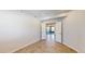 Bedroom with double doors leading to balcony; recessed lighting, tile floors and fresh neutral paint at 21320 N 56Th St # 1158, Phoenix, AZ 85054