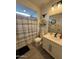 This beautifully designed bathroom boasts modern fixtures, stylish decor, and a clean, inviting space at 25968 W Tina Ln, Buckeye, AZ 85396