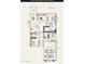 Floor plan highlighting the home's layout, including the kitchen, living spaces, and bedrooms at 25968 W Tina Ln, Buckeye, AZ 85396