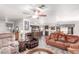 Open concept living room flows into the kitchen and dining area, perfect for entertaining at 3018 W Country Club Ter, Phoenix, AZ 85027