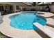 Backyard featuring a diving board, a pool, and a patio, ideal for entertaining and enjoying the outdoors at 4137 W Cielo Grande --, Glendale, AZ 85310