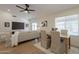 Comfortable living and dining area featuring light wood floors and plenty of natural light at 4855 E Gary St, Mesa, AZ 85205