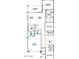 Home floorplan layout with kitchen, bedrooms, garage, and dining, living, and Gathering rooms at 7956 W Griswold Rd, Peoria, AZ 85345