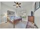 Bedroom with wood furniture and plenty of natural light at 8180 E Shea Blvd # 1019, Scottsdale, AZ 85260