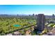 High-rise overlooks a golf course, ponds, and the city skyline at 1040 E Osborn Rd # 501, Phoenix, AZ 85014