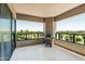 Spacious balcony with a grill, perfect for outdoor dining and overlooking the picturesque golf course at 1040 E Osborn Rd # 501, Phoenix, AZ 85014