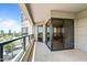 Expansive balcony offers panoramic city and golf course views, creating a serene outdoor living space at 1040 E Osborn Rd # 501, Phoenix, AZ 85014