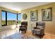 Comfortable sitting area with large windows overlooking a scenic view at 1040 E Osborn Rd # 501, Phoenix, AZ 85014