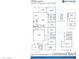 Detailed floor plan showcasing a 2,243 sq ft home with 3+ bedrooms, a den, and 2+ baths at 1241 E Palo Verde Dr, Casa Grande, AZ 85122