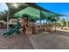 Community playground with slides, climbing structures, and shaded area for children to enjoy outdoor activities at 1405 E Aloe Dr, Chandler, AZ 85286