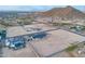 Aerial view of homesites in a new construction neighborhood showcasing ample space for building your dream home at 2005 W Lincoln Ct, Queen Creek, AZ 85144