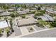 An aerial view of the property featuring desert landscaping, a spacious lot and a private backyard at 2178 E Golf Ave, Tempe, AZ 85282