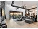 Open-concept living room with modern finishes and seamless indoor-outdoor flow at 2225 N 38Th Way, Phoenix, AZ 85008