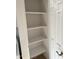 Hall closet with multiple shelves, providing ample storage at 2233 E Behrend Dr # 29, Phoenix, AZ 85024
