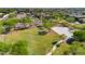 Aerial view of neighborhood basketball court and park within the community at 242 N Crosscreek Dr, Chandler, AZ 85225