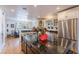 Updated kitchen boasts stainless steel appliances and ample cabinet space with an open layout at 317 E Orange Dr, Phoenix, AZ 85012