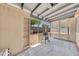 A covered patio with a grill and view of the backyard at 3201 W Mohawk Ln, Phoenix, AZ 85027